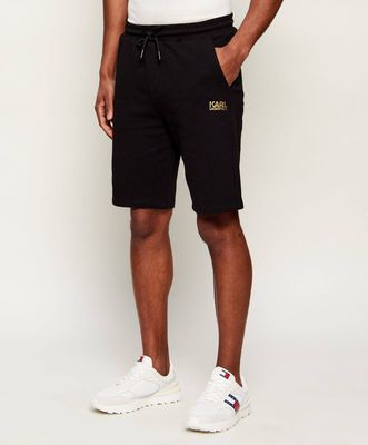 Spodenki męskie w sportowym stylu na lato Karl Lagerfeld ze sklepu: Gomez Fashion Store w kategorii: Spodenki męskie - zdjęcie 874714-BD9-10338_KL262M000032160