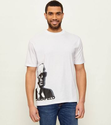 T-shirt męski na wiosnę Karl Lagerfeld ze sklepu: Gomez Fashion Store w kategorii: T-shirty męskie - zdjęcie 874714-BD9-10338_KL262M000038007