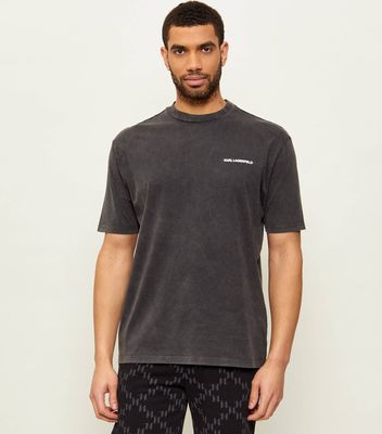T-shirt męski na lato Karl Lagerfeld ze sklepu: Gomez Fashion Store w kategorii: T-shirty męskie - zdjęcie 874714-BD9-10338_KL262M000039980