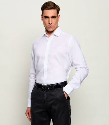 Karl Lagerfeld - Koszula męska na lato ze sklepu: Gomez Fashion Store w kategorii: Koszule męskie - zdjęcie 874714-BD9-10338_KL262M000050007
