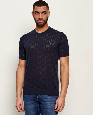 Sweter męski Karl Lagerfeld ze sklepu: Gomez Fashion Store w kategorii: Swetry męskie - zdjęcie 874714-BD9-10338_KL262M000056690