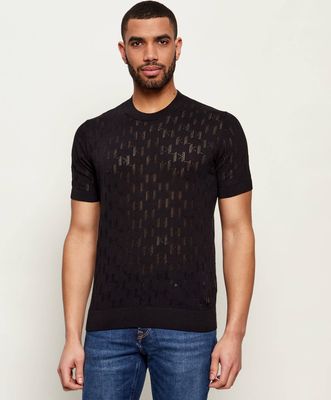 Sweter męski Karl Lagerfeld ze sklepu: Gomez Fashion Store w kategorii: Swetry męskie - zdjęcie 874714-BD9-10338_KL262M000056990