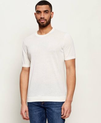 Sweter męski casual Karl Lagerfeld ze sklepu: Gomez Fashion Store w kategorii: Swetry męskie - zdjęcie 874714-BD9-10338_KL262M000057334