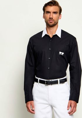Koszula męska casual Karl Lagerfeld ze sklepu: Gomez Fashion Store w kategorii: Koszule męskie - zdjęcie 874714-BD9-10338_KL262M000085990