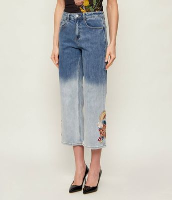Jeansy damskie casual Desigual ze sklepu: Gomez Fashion Store w kategorii: Jeansy damskie - zdjęcie 874714-BD9-10338_DU262W000072009
