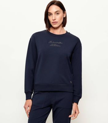 Bluza damska casual Aeronautica Militare ze sklepu: Gomez Fashion Store w kategorii: Bluzy damskie - zdjęcie 874714-BD9-10338_AM262W000011001