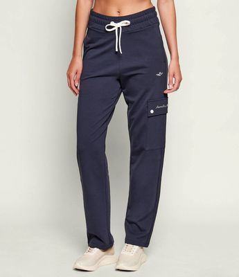 Spodnie damskie wiosenne na lato Aeronautica Militare ze sklepu: Gomez Fashion Store w kategorii: Spodnie damskie - zdjęcie 874714-BD9-10338_AM262W000019001