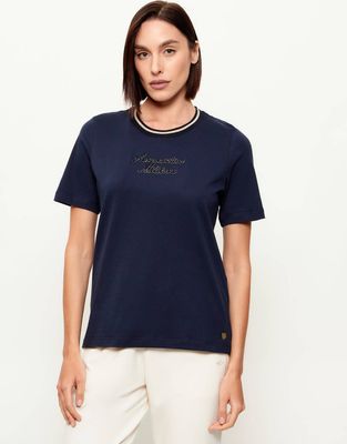 Aeronautica Militare - Bluzka damska na wiosnę ze sklepu: Gomez Fashion Store w kategorii: Bluzki damskie - zdjęcie 874714-BD9-10338_AM262W000026001