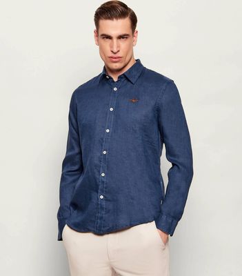 Koszula męska casual Aeronautica Militare ze sklepu: Gomez Fashion Store w kategorii: Koszule męskie - zdjęcie 874714-BD9-10338_AM262M000036380