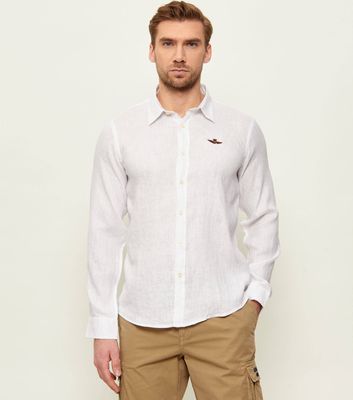 Koszula męska elegancka Aeronautica Militare ze sklepu: Gomez Fashion Store w kategorii: Koszule męskie - zdjęcie 874714-BD9-10338_AM262M000036002