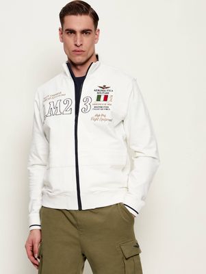 Bluza męska młodzieżowa Aeronautica Militare ze sklepu: Gomez Fashion Store w kategorii: Bluzy męskie - zdjęcie 874714-BD9-10338_AM262M000039002