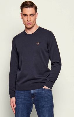 Sweter męski casual Aeronautica Militare ze sklepu: Gomez Fashion Store w kategorii: Swetry męskie - zdjęcie 874714-BD9-10338_AM262M000046001