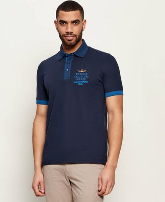 Aeronautica Militare - T-shirt męski ze sklepu: Gomez Fashion Store w kategorii: T-shirty męskie - zdjęcie 874714-BD9-10338_AM262M000062001