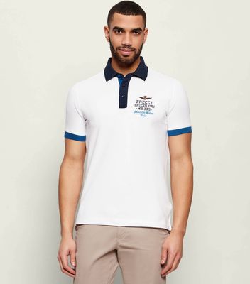 T-shirt męski młodzieżowy casualowy Aeronautica Militare ze sklepu: Gomez Fashion Store w kategorii: T-shirty męskie - zdjęcie 874714-BD9-10338_AM262M000062002