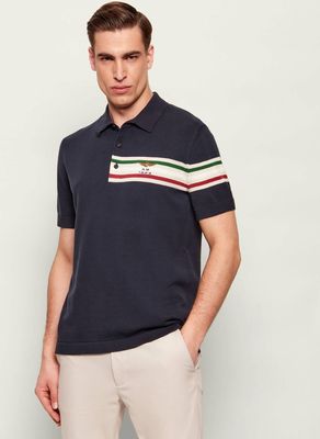 T-shirt męski Aeronautica Militare ze sklepu: Gomez Fashion Store w kategorii: T-shirty męskie - zdjęcie 874714-BD9-10338_AM262M000064001