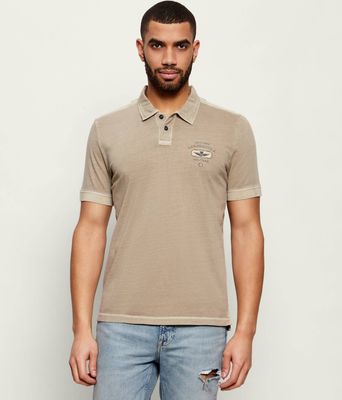Aeronautica Militare - T-shirt męski letni ze sklepu: Gomez Fashion Store w kategorii: T-shirty męskie - zdjęcie 874714-BD9-10338_AM262M000065382