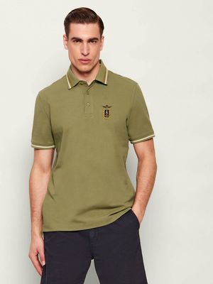 T-shirt męski na wiosnę Aeronautica Militare ze sklepu: Gomez Fashion Store w kategorii: T-shirty męskie - zdjęcie 874714-BD9-10338_AM262M000066424