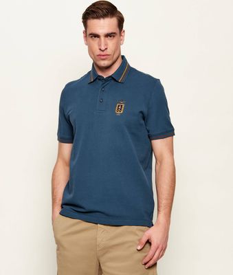 T-shirt męski casual Aeronautica Militare ze sklepu: Gomez Fashion Store w kategorii: T-shirty męskie - zdjęcie 874714-BD9-10338_AM262M000066380