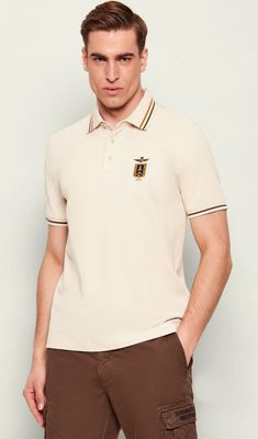 T-shirt męski na wiosnę Aeronautica Militare ze sklepu: Gomez Fashion Store w kategorii: T-shirty męskie - zdjęcie 874714-BD9-10338_AM262M000066137