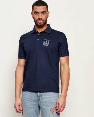 T-shirt męski na lato Aeronautica Militare ze sklepu: Gomez Fashion Store w kategorii: T-shirty męskie - zdjęcie 874714-BD9-10338_AM262M000068001