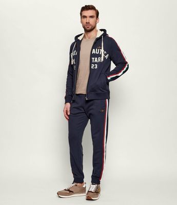 Dres męski na lato Aeronautica Militare ze sklepu: Gomez Fashion Store w kategorii: Dresy męskie - zdjęcie 874714-BD9-10338_AM262M000071001
