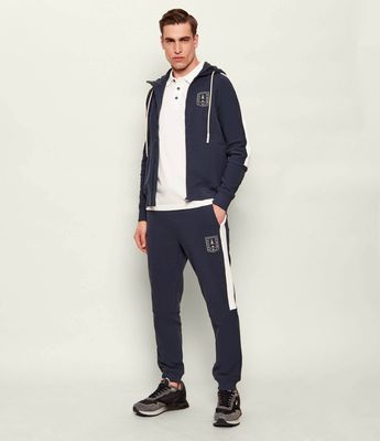 Dres męski na lato sportowy Aeronautica Militare ze sklepu: Gomez Fashion Store w kategorii: Dresy męskie - zdjęcie 874714-BD9-10338_AM262M000072001