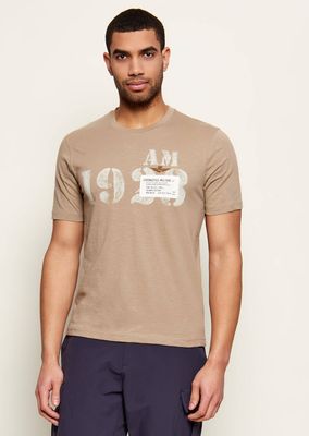 T-shirt męski Aeronautica Militare ze sklepu: Gomez Fashion Store w kategorii: T-shirty męskie - zdjęcie 874714-BD9-10338_AM262M000078382