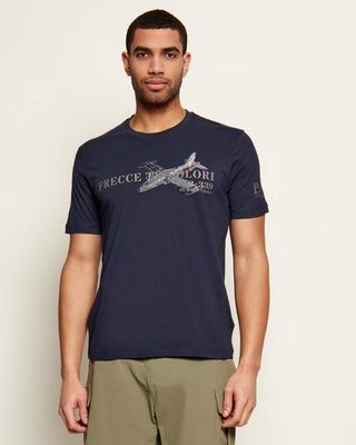 T-shirt męski młodzieżowy Aeronautica Militare ze sklepu: Gomez Fashion Store w kategorii: T-shirty męskie - zdjęcie 874714-BD9-10338_AM262M000086001