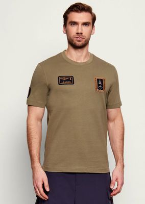 T-shirt męski Aeronautica Militare ze sklepu: Gomez Fashion Store w kategorii: T-shirty męskie - zdjęcie 874714-BD9-10338_AM262M000089424