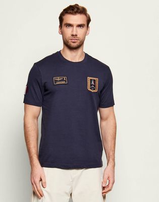 T-shirt męski młodzieżowy Aeronautica Militare ze sklepu: Gomez Fashion Store w kategorii: T-shirty męskie - zdjęcie 874714-BD9-10338_AM262M000089001