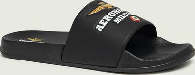 Klapki męskie na lato Aeronautica Militare ze sklepu: Gomez Fashion Store w kategorii: Klapki męskie - zdjęcie 874714-BD9-10338_AM262M000091004