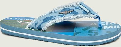 Klapki męskie na lato Aeronautica Militare ze sklepu: Gomez Fashion Store w kategorii: Klapki męskie - zdjęcie 874714-BD9-10338_AM262M000099454