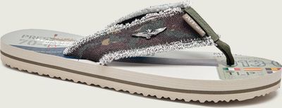 Aeronautica Militare - Klapki męskie na lato ze sklepu: Gomez Fashion Store w kategorii: Klapki męskie - zdjęcie 874714-BD9-10338_AM262M000099455