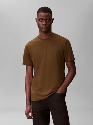 T-shirt męski casualowy Calvin Klein ze sklepu: Gomez Fashion Store w kategorii: T-shirty męskie - zdjęcie 874714-BD9-10338_CK262M000003648