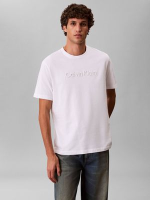 Calvin Klein - T-shirt męski na lato ze sklepu: Gomez Fashion Store w kategorii: T-shirty męskie - zdjęcie 874714-BD9-10338_CK262M000205257