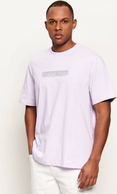 T-shirt męski na lato Calvin Klein ze sklepu: Gomez Fashion Store w kategorii: T-shirty męskie - zdjęcie 874714-BD9-10338_CK262M000030Y76