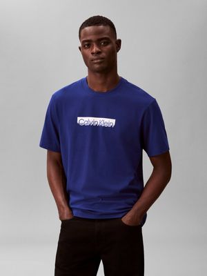 T-shirt męski letni Calvin Klein ze sklepu: Gomez Fashion Store w kategorii: T-shirty męskie - zdjęcie 874714-BD9-10338_CK262M000030625
