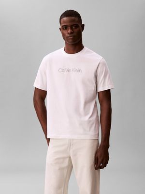 Calvin Klein - T-shirt męski na lato ze sklepu: Gomez Fashion Store w kategorii: T-shirty męskie - zdjęcie 874714-BD9-10338_CK262M000206257