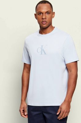 Calvin Klein - T-shirt męski w stylu młodzieżowym letni ze sklepu: Gomez Fashion Store w kategorii: T-shirty męskie - zdjęcie 874714-BD9-10338_CK262M000031604