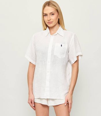 Koszula damska casualowa Polo Ralph Lauren ze sklepu: Gomez Fashion Store w kategorii: Koszule damskie - zdjęcie 874714-BD9-10338_PR261W000081A1B