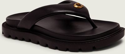 Klapki damskie na lato Coach ze sklepu: Gomez Fashion Store w kategorii: Klapki damskie - zdjęcie 874714-BD9-10338_CN262W000053080