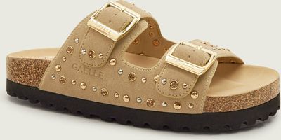 Klapki damskie na lato Gaëlle Paris ze sklepu: Gomez Fashion Store w kategorii: Klapki damskie - zdjęcie 874714-BD9-10338_GL262W000012071