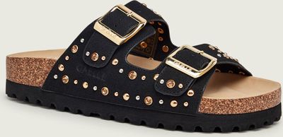 Klapki damskie na lato Gaëlle Paris ze sklepu: Gomez Fashion Store w kategorii: Klapki damskie - zdjęcie 874714-BD9-10338_GL262W000012005