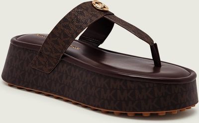 Michael Kors - Klapki damskie na lato ze sklepu: Gomez Fashion Store w kategorii: Klapki damskie - zdjęcie 874714-BD9-10338_MK262W000038200