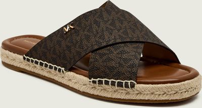 Klapki damskie na lato Michael Kors ze sklepu: Gomez Fashion Store w kategorii: Klapki damskie - zdjęcie 874714-BD9-10338_MK262W000039200