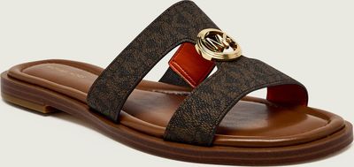 Michael Kors - Klapki damskie na lato ze sklepu: Gomez Fashion Store w kategorii: Klapki damskie - zdjęcie 874714-BD9-10338_MK262W000048200