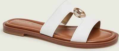 Klapki damskie na lato Michael Kors ze sklepu: Gomez Fashion Store w kategorii: Klapki damskie - zdjęcie 874714-BD9-10338_MK262W000049085