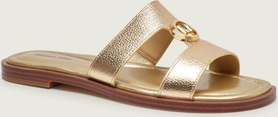 Klapki damskie na lato Michael Kors ze sklepu: Gomez Fashion Store w kategorii: Klapki damskie - zdjęcie 874714-BD9-10338_MK262W000050740