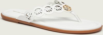 Klapki damskie na lato Michael Kors ze sklepu: Gomez Fashion Store w kategorii: Klapki damskie - zdjęcie 874714-BD9-10338_MK262W000078085