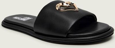 Klapki damskie na lato Love Moschino ze sklepu: Gomez Fashion Store w kategorii: Klapki damskie - zdjęcie 874714-BD9-10338_LM262W000005000